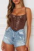 'Jovana' Spaghetti Strap Cami - Celes Fashion